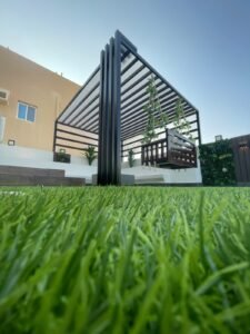 تنسيق حوش بالثيل الصناعي بجدة