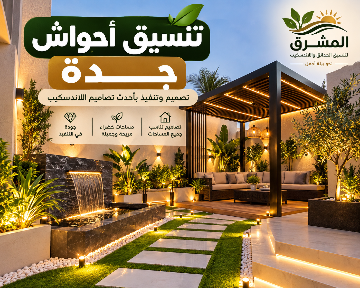 تنسيق أحواش جدة