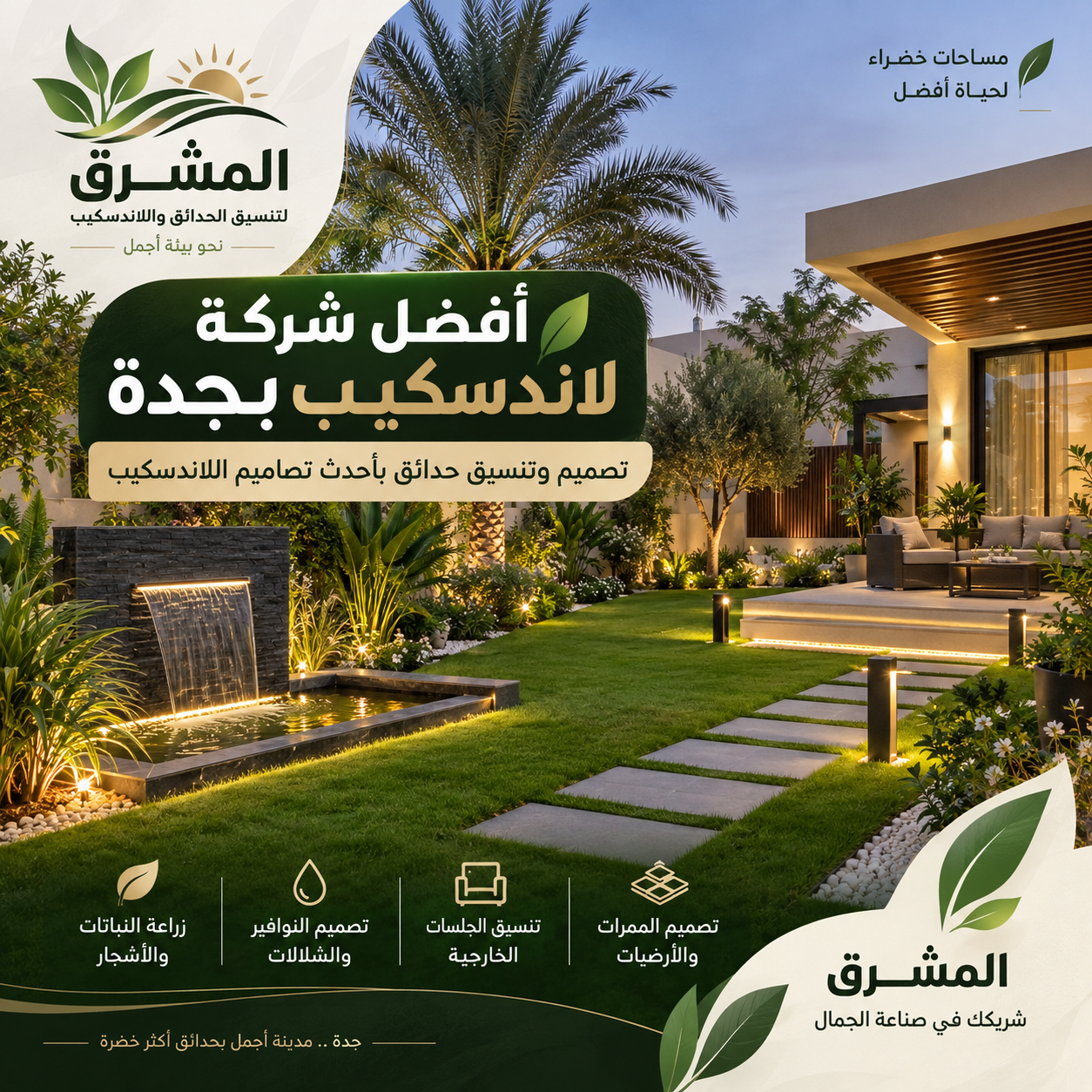 افضل شركة لاندسكيب بجدة