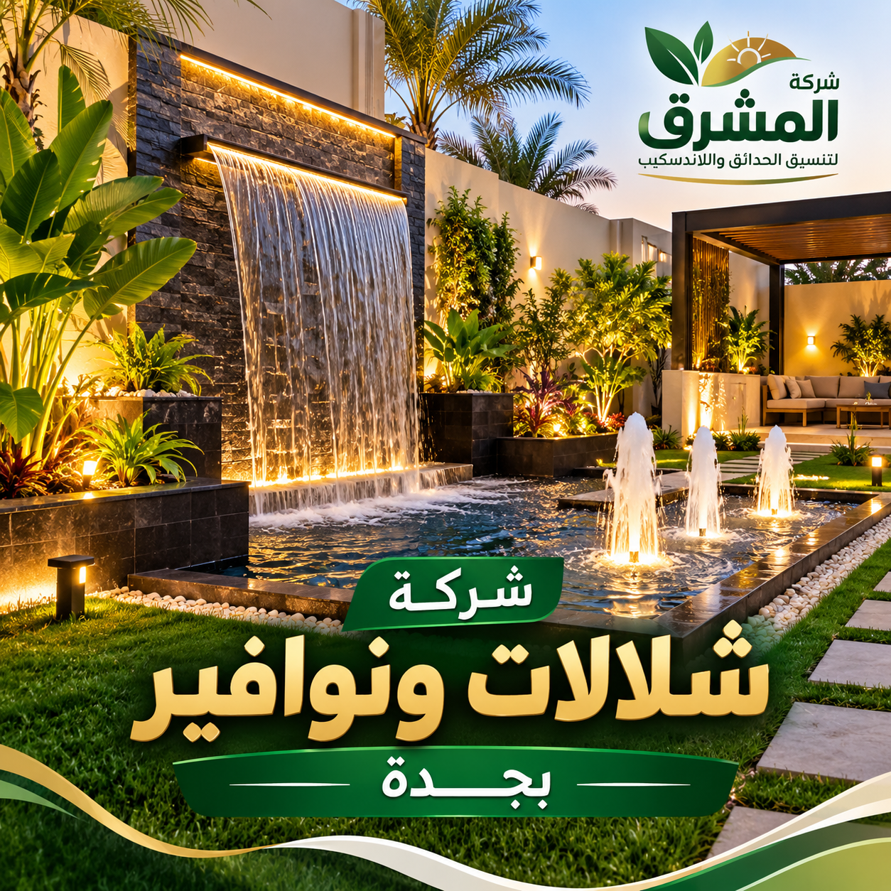 شركة شلالات ونوافير بجدة